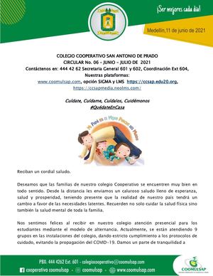 Circular Junio Julio 2021