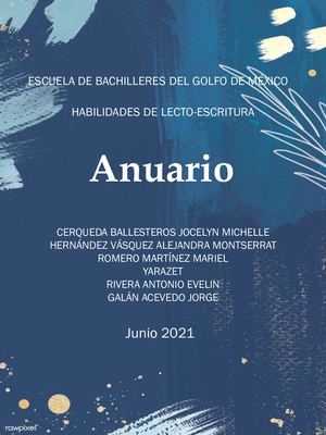 Anuario Escolar Lectoescritura