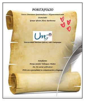 Portafolio Lit. Guatemalteca...Monjita