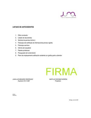 Como Firmar Solicitud De Demolición