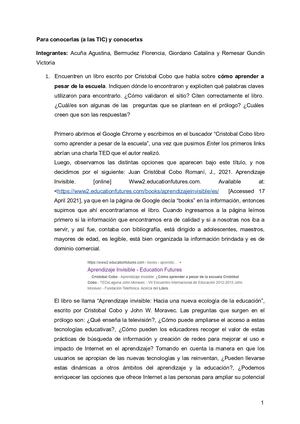 Para conocerlas (a las TIC) y conocerlxs-Nuevas Tecnologías Grupo 1