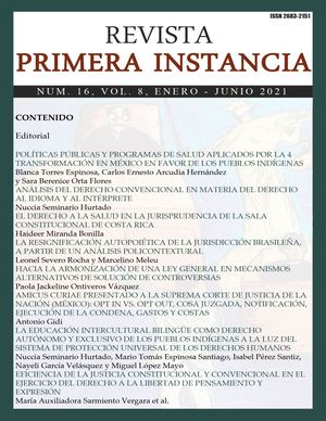 Revista Pi No 16 Vol 8 Enero Junio 2021. Issn 2683 2151