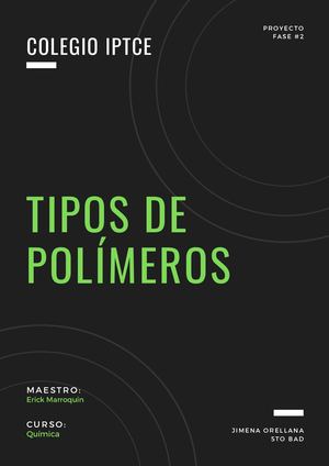 Tipos De Polímeros