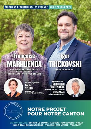 Notre projet pour notre canton - 4 élus 7 communes - Canton des Ulis