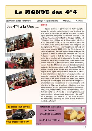 Le Monde des 4è4