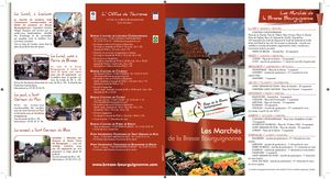 Dépliant Marchés En Bresse Bourguignonne 2021