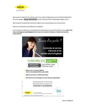 Disparition Xavier P