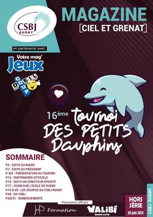 16ème tournoi des petits dauphins