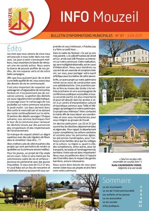 Info Mouzeil N°87 Juin 2021