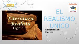 El Realismo literario