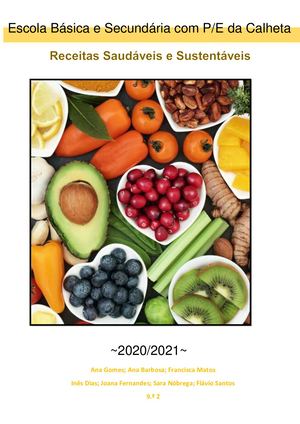 Receitas Saudáveis Sustentáveis 9º2
