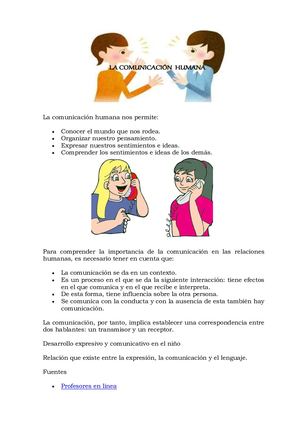 La Comunicación Humana