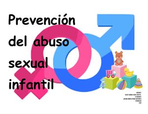 Prevención Del Abuso Sexual Infantil 1