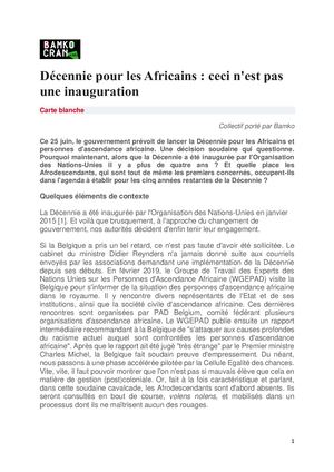 africaine rencontre belgique