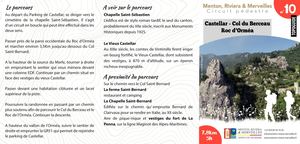 Topoguide - Fiche n°10 : Castellar – Col du Berceau – Roc d’Orméa