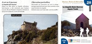 Topoguide - Fiche n°28 : La chapelle Saint-Sauveur depuis Tende