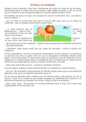 El León Y El Mosquito