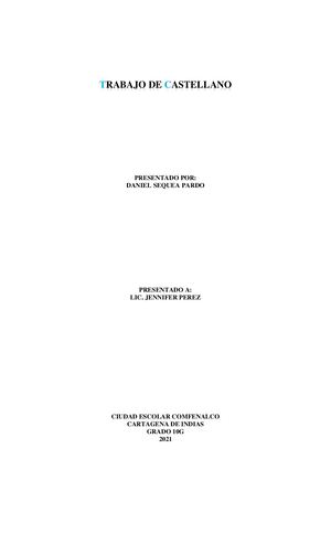 Actividad Castellano#6 10°