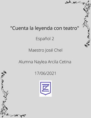 Cuenta La Leyenda Con Teatro