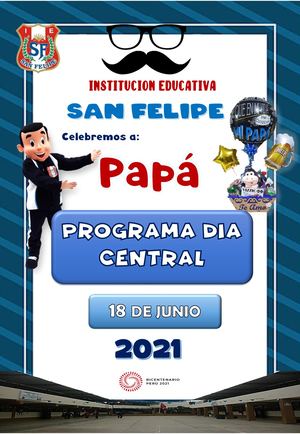 Programa Oficial DIA DEL PADRE