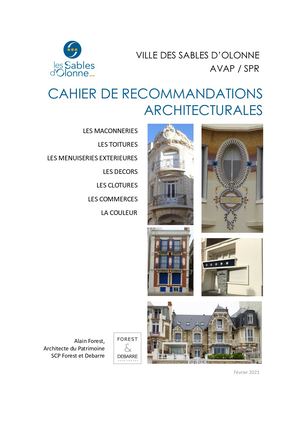 Cahier de recommandations architecturales