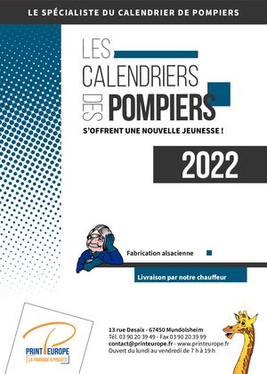CALENDRIERS POMPIERS 2022 - LIVRET EXPLICATIF