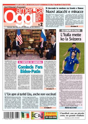 America Oggi 17 Giugno 2021
