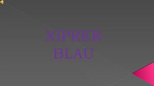 Presentació Xiprer Blau