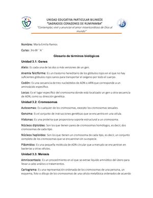 Glosario De Términos Biológicos (1)
