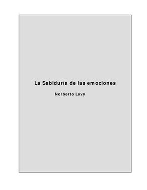 1605472301791 Levy Norberto La Sabiduria De Las Emociones