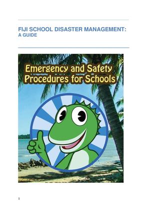 4.3 - Fiji School Disaster Management Guide