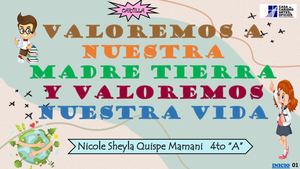Proponemos y asumimos acciones para preservar la salud y el cuidado del medio ambiente en nuestra comunidad