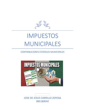 Actividad 3 Impuestos Municipales