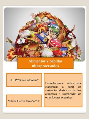 Alimentos Ultraprocesados