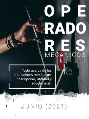 Operadores Mecánicos - Revista