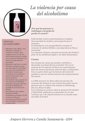 La Violencia Por Causa Del Alcoholismo