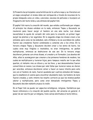 Sintesis Del Popol Vuh