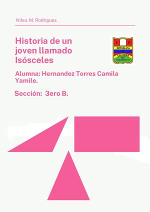 Historia De Un Joven Llamado Isósceles Hernandez Torres Camila Yamile 3ero B