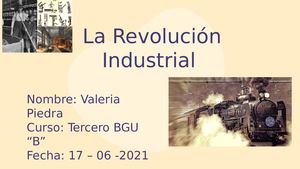Revolucion Industrial Valeria Piedra Tercero Bgu B