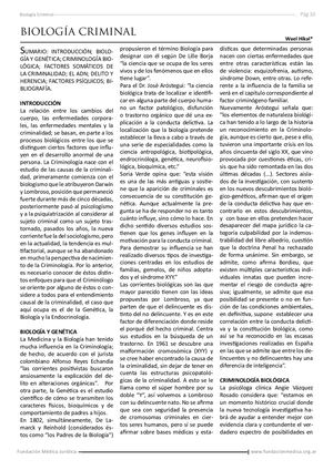 Biología Criminal
