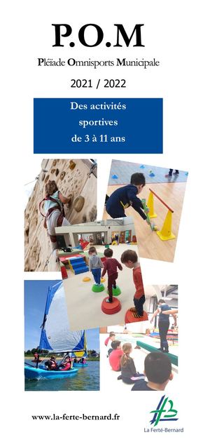 Plaquette POM 2021-2022