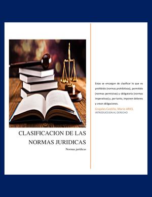 Revista Clasificacion De Las Normas Juridicas