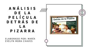 Análisis Detrás De La Pizarra Maria E