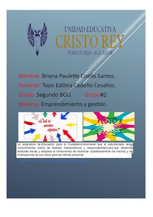 Portafolio Educaciòn Para La Ciudadanìa