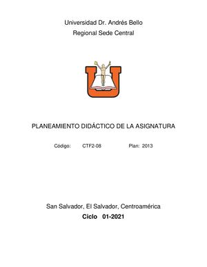 Planificación Didáctica Contabilidad Financiera Ii Jazmin Molina