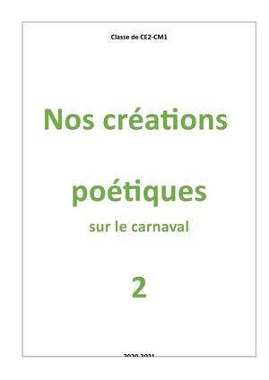 Création Poétique 2