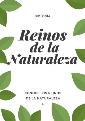 Revista Reinos de la Naturaleza