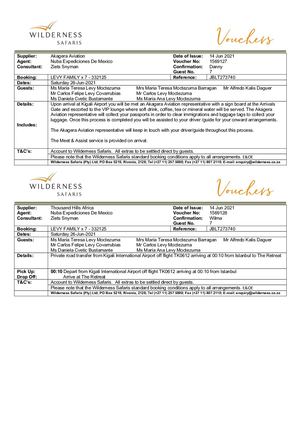 VOUCHERS LEVY X 7 - 332125 .