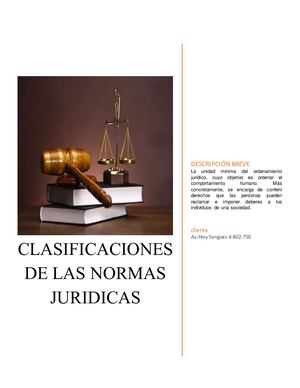 Revista Clasificaciones De Las Normas Juridicas Asihley