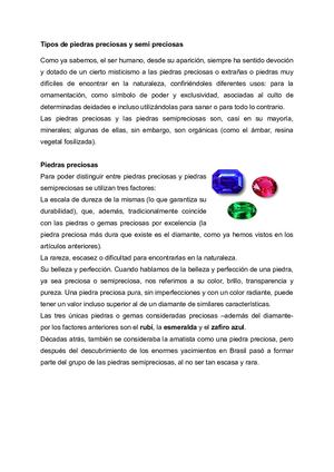 Portafolio Piedras Preciosas Y Semipreciosas